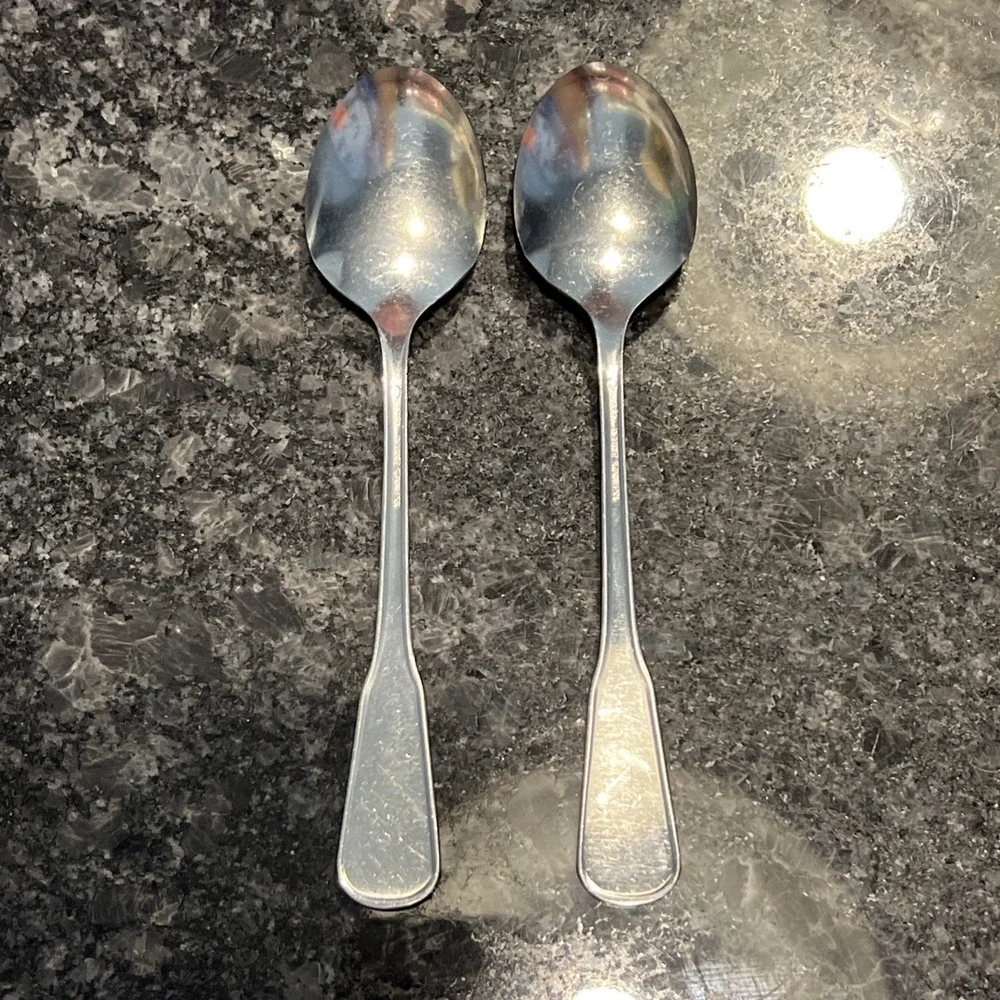 Oneida Colonial Boston Minute Man Stainless Teaspoons 6